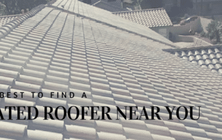 Why it’s best to find a top rated roofer near you