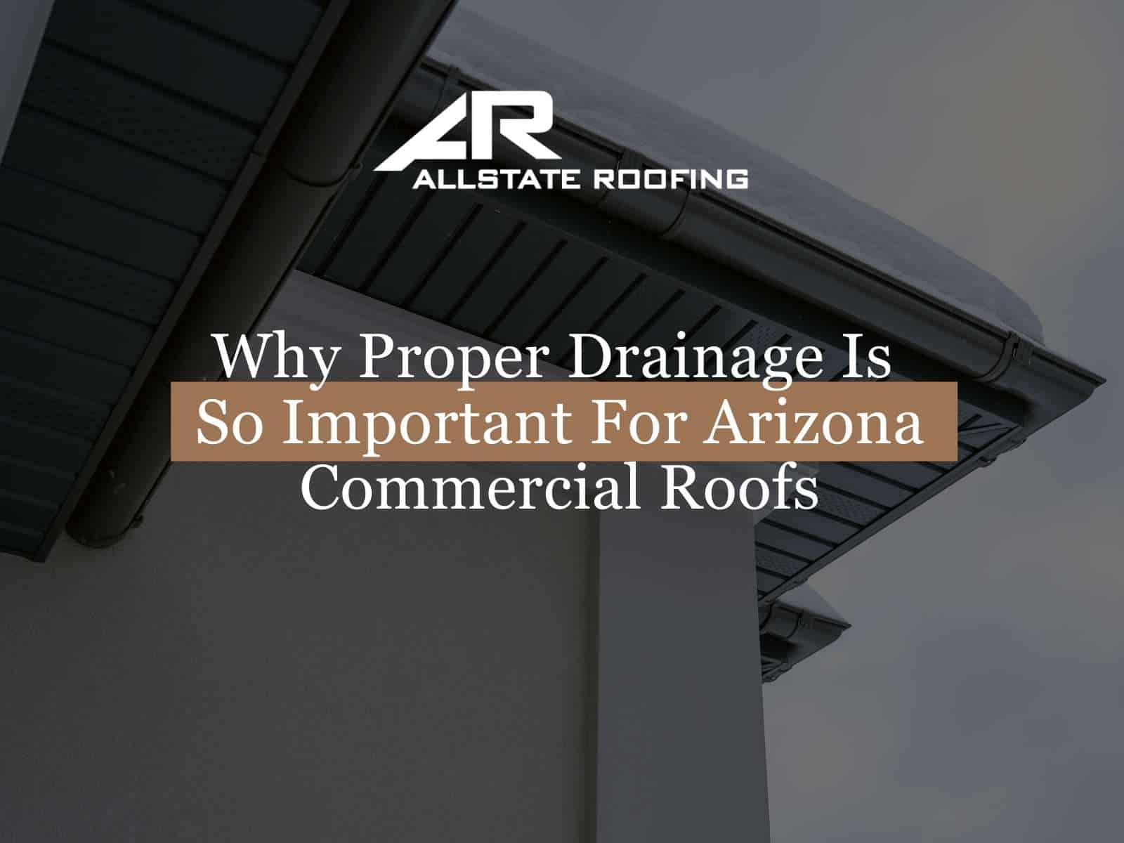 Effective drainage system in Arizona