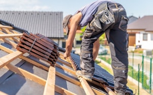 Roofing Contractors Installing A Shingle Roof In The Phoenix Metro Area