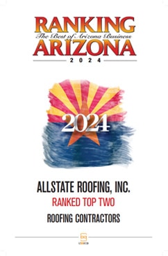 ranking arizona award Allstate Roofing Inc Top Ten Ranking No. 2 Roofing Contractors