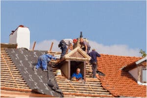 Our Team Of Residential Roofing Specialists Installing A NEw Roof In Phoenix
