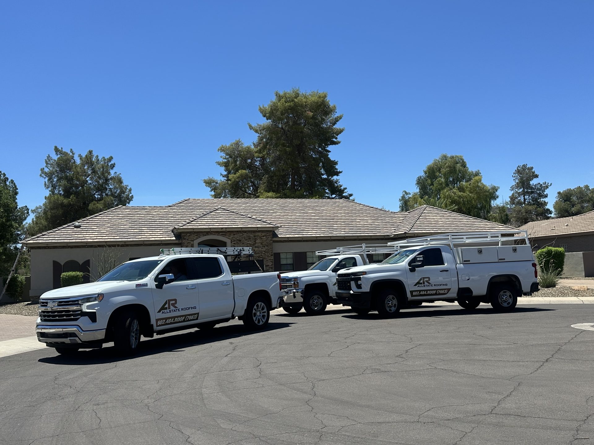 Allstate Roofing Fleet Allstate Roofing Providing Services In Arizona