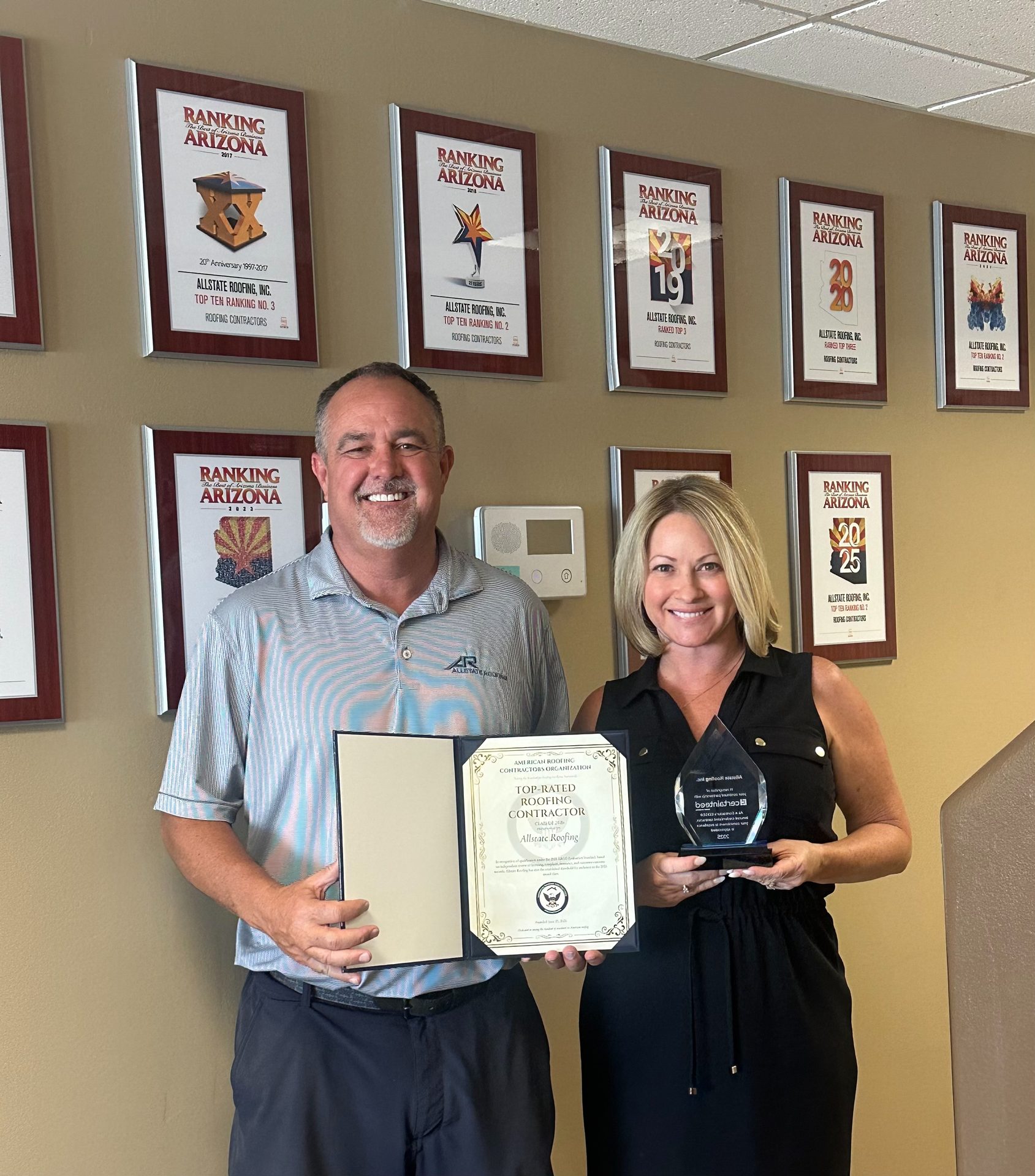 Meet Chad and Kathy Thomas, Allstate Roofing Company Owners